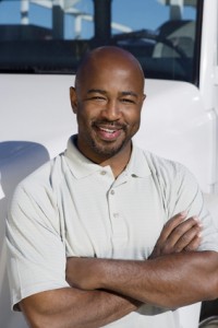 Confident Male Mechanic Smiling