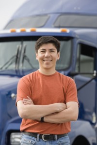 young trucker